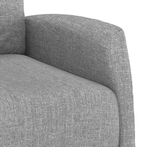 Poltrona Alzapersona Grigio Chiaro Tessuto 329605