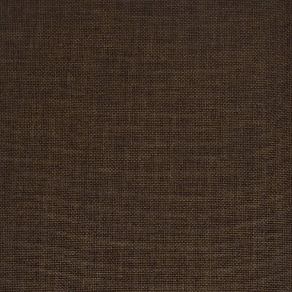 Poltrona Alzapersona Massaggiante Marrone Scuro in Tessuto 329714