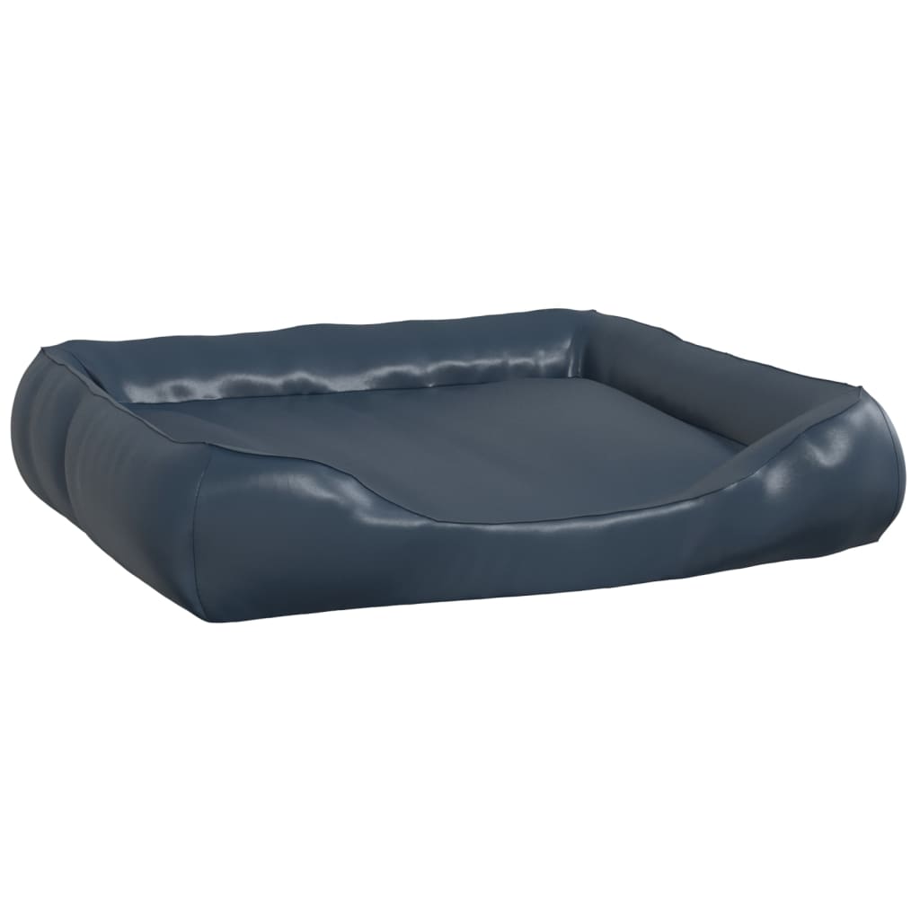 Cuccia per Cani Blu Scuro 80x68x23 cm Similpelle 171235