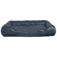 Cuccia per Cani Blu Scuro 80x68x23 cm Similpelle 171235