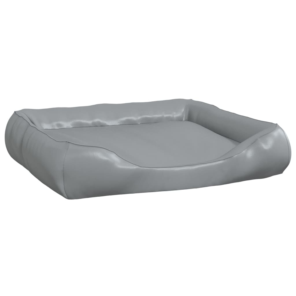 Cuccia per Cani Grigio Chiaro 80x68x23 cm Similpelle 171238