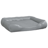 Cuccia per Cani Grigio Chiaro 80x68x23 cm Similpelle 171238