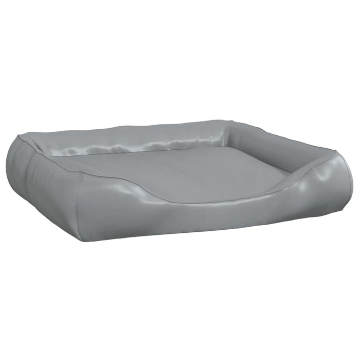 Cuccia per Cani Grigio Chiaro 80x68x23 cm Similpelle 171238