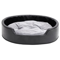 Cuccia per cani e 79 x 70 x 19 cm Peluche e similpelle nera 02_0043227