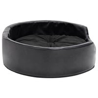 Lettino per Cani Nero 69x59x19 cm in Peluche e Similpelle 171261