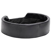 Lettino per Cani Nero 69x59x19 cm in Peluche e Similpelle 171261