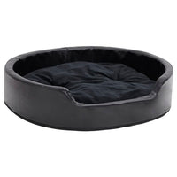 Cuccia per cani 79 x 70 x 19 cm Peluche e similpelle nera 02_0043215