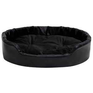 Cuccia per cani 90 x 79 x 20 cm Peluche e similpelle nera 02_0043219