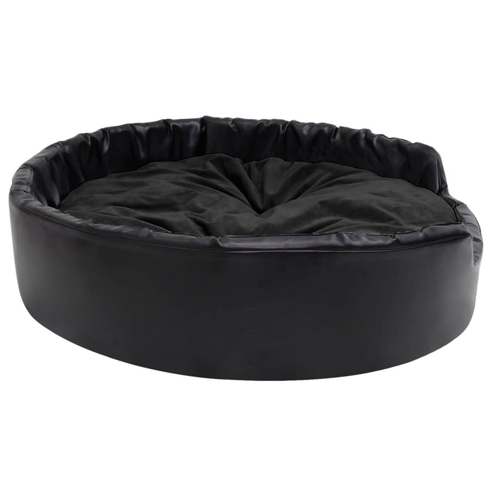 Cuccia per cani 99 x 89 x 21 cm Peluche e similpelle nera 02_0043221