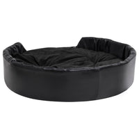 Cuccia per cani 99 x 89 x 21 cm Peluche e similpelle nera 02_0043221