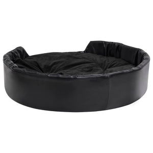 Cuccia per cani 99 x 89 x 21 cm Peluche e similpelle nera 02_0043221