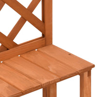 Fioriera con Traliccio 70x42x115cm Massello di Abete cod mxl 73768