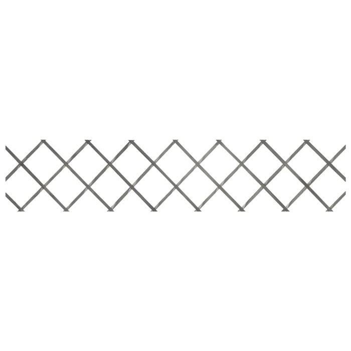 Recinzione a Traliccio 5 pz in Massello Abete Grigio 180x30 cm 316423