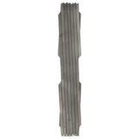 Recinzione a Traliccio 5 pz in Massello Abete Grigio 180x60 cm 316424