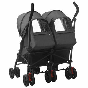 Passeggino Gemellare Antracite in Acciaio cod mxl 68582