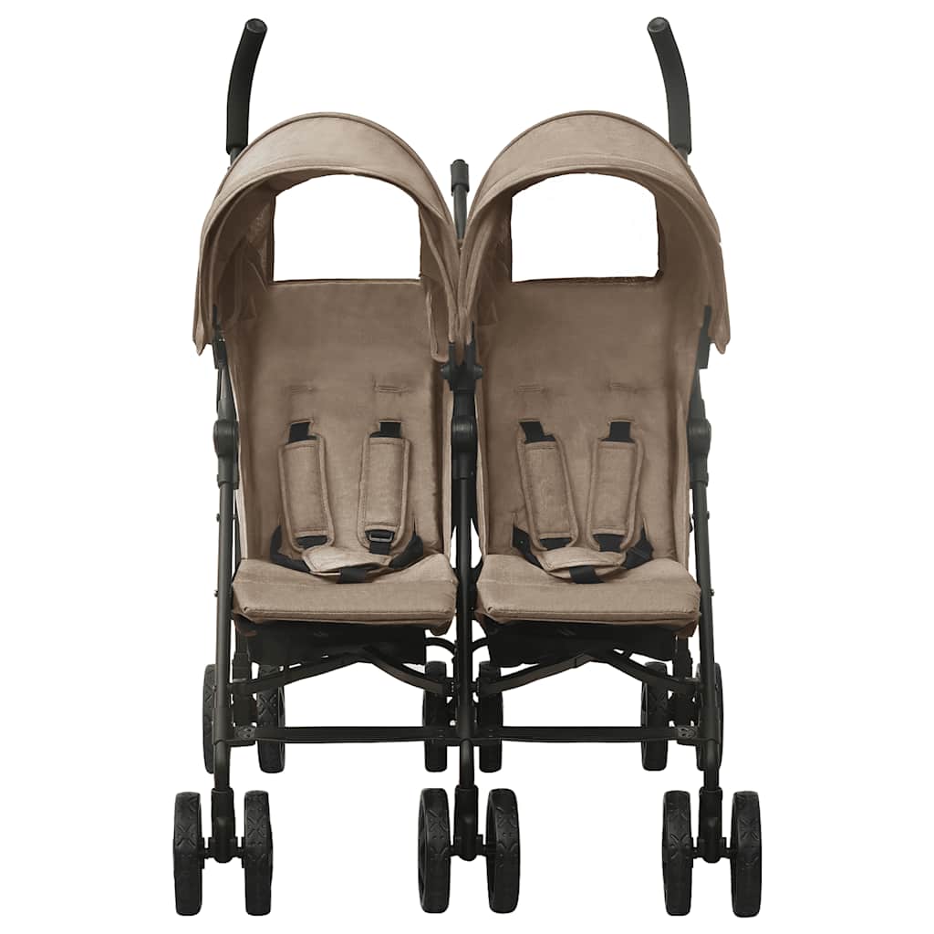 Passeggino Gemellare Grigio Talpa in Acciaio cod mxl 77559