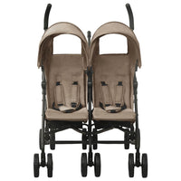 Passeggino Gemellare Grigio Talpa in Acciaio cod mxl 77559