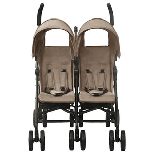 Passeggino Gemellare Grigio Talpa in Acciaio cod mxl 77559