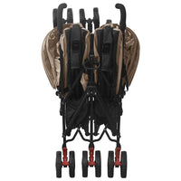 Passeggino Gemellare Grigio Talpa in Acciaio 10237