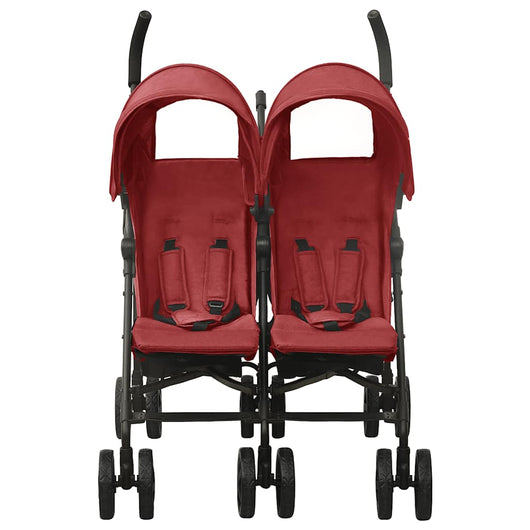 Passeggino Gemellare in Acciaio Rosso cod mxl 71359