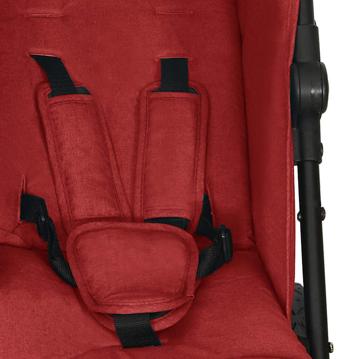 Passeggino Gemellare in Acciaio Rosso cod mxl 71359