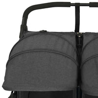 Passeggino Gemellare Antracite in Acciaio 10242