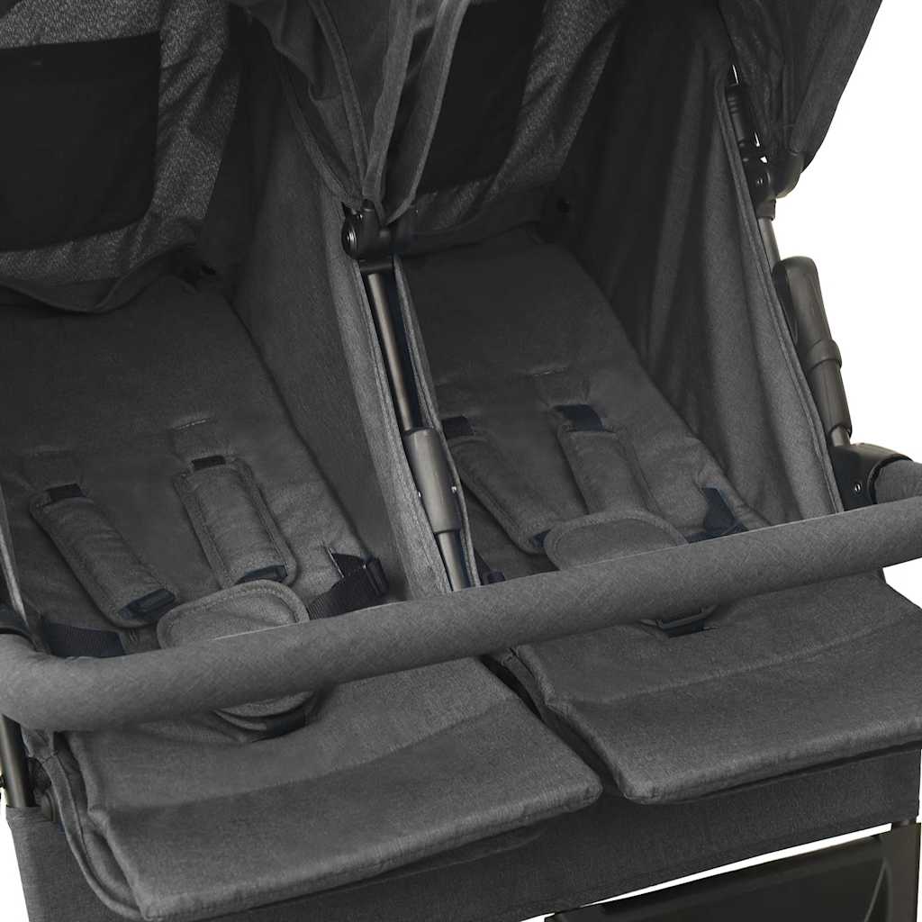 Passeggino Gemellare Antracite in Acciaio 10242