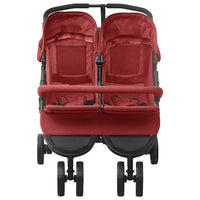Passeggino Gemellare Rosso in Acciaio cod mxl 61256