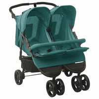 Passeggino Gemellare Verde in Acciaio cod mxl 60216