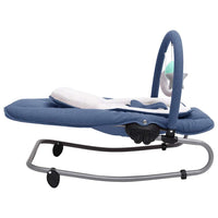 Sdraietta per Neonato Blu Marino in Acciaio 10256