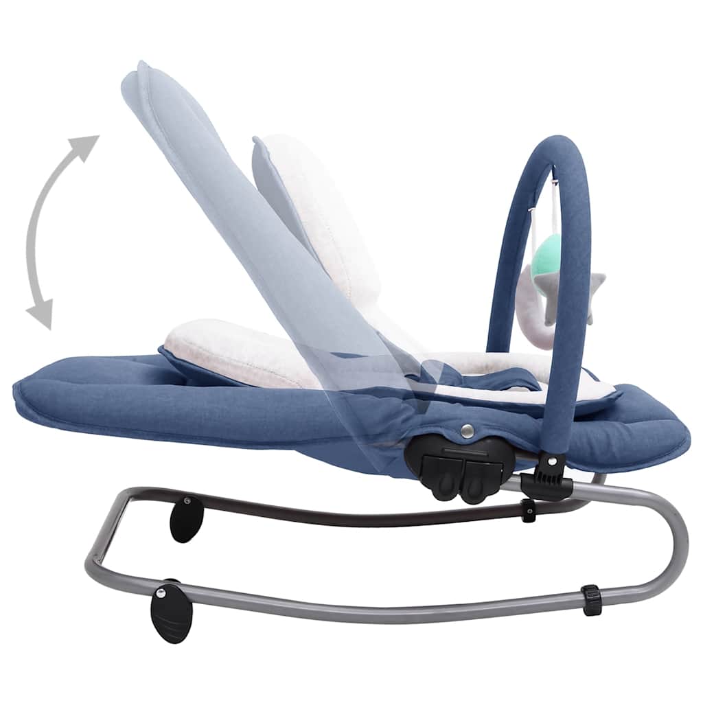 Sdraietta per Neonato Blu Marino in Acciaio 10256