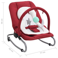 Sdraietta per Neonato Rosso in Acciaio cod mxl 61498