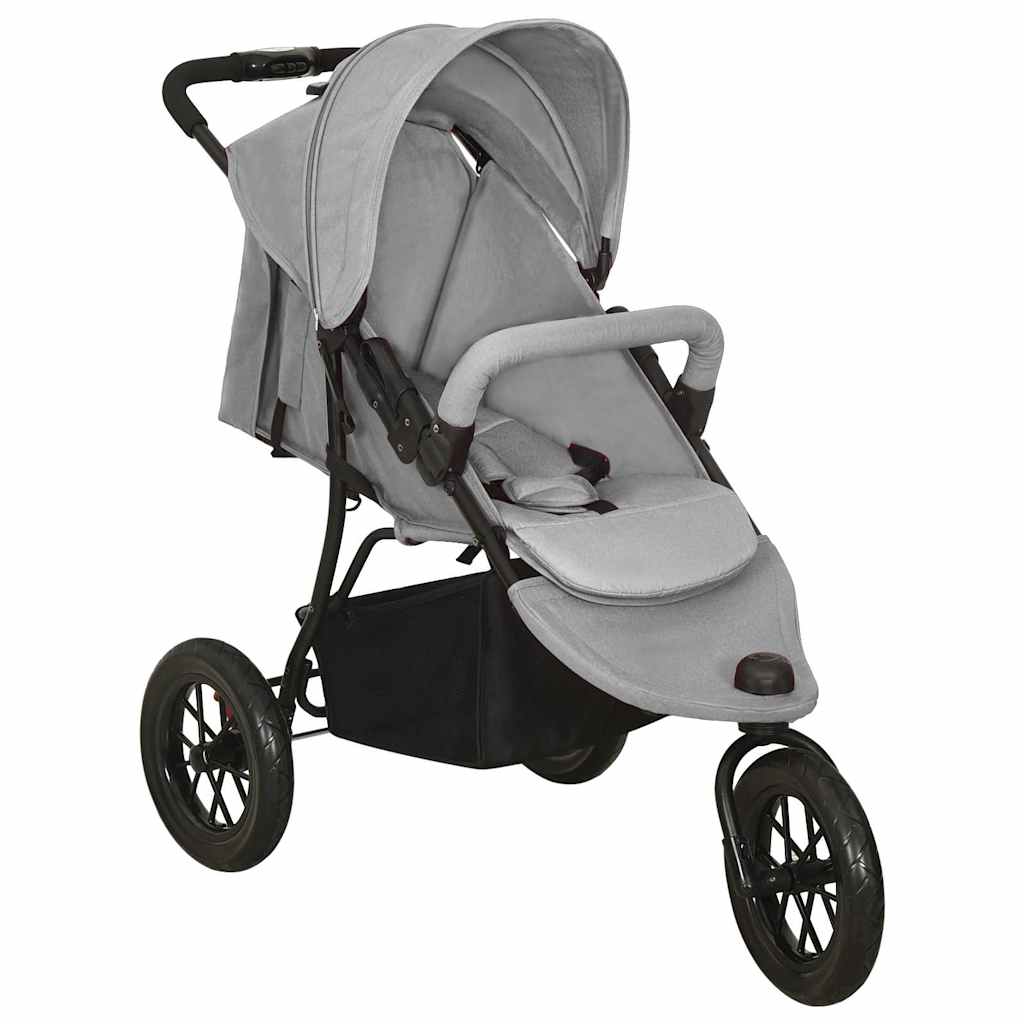 Passeggino Gemellare Grigio Chiaro in Acciaio cod mxl 71970