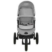 Passeggino Gemellare Grigio Chiaro in Acciaio cod mxl 71970
