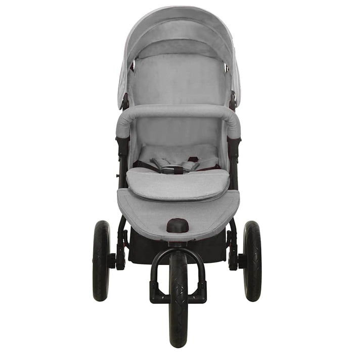 Passeggino Gemellare Grigio Chiaro in Acciaio cod mxl 71970