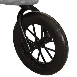 Passeggino Gemellare Grigio Chiaro in Acciaio cod mxl 71970