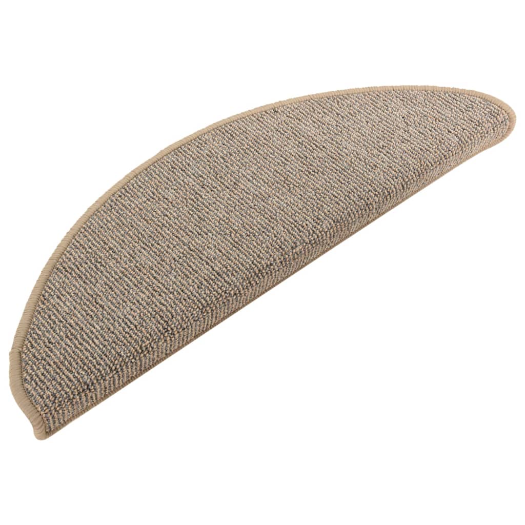 Tappetini per Scale 15 pz Grigi e Marroni 65x21x4 cm cod mxl 61195