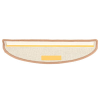 Tappetini per Scale 15 pz Marroni Chiaro 65x21x4 cm