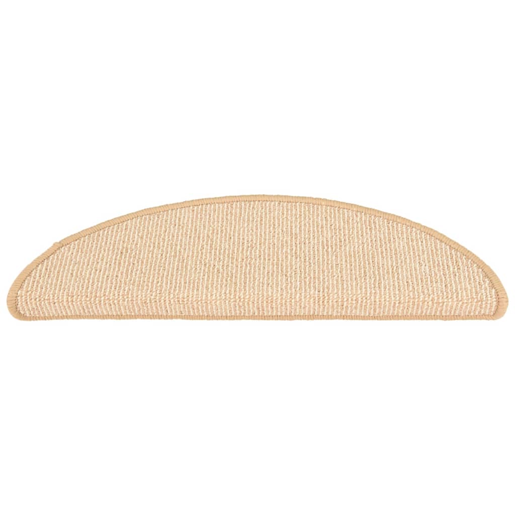 Tappetini per Scale 15 pz Crema 65x21x4 cm