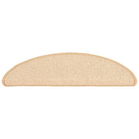 Tappetini per Scale 15 pz Crema 65x21x4 cm