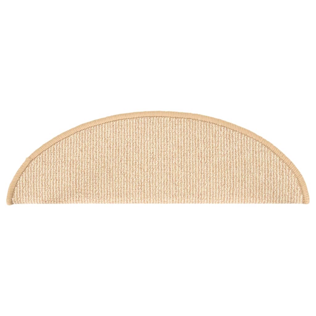 Tappetini per Scale 15 pz Crema 65x21x4 cm