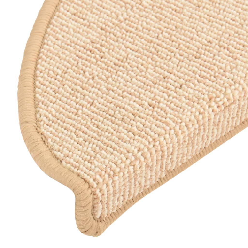 Tappetini per Scale 15 pz Crema 65x21x4 cm