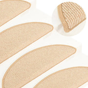 Tappetini per Scale 15 pz Crema 65x21x4 cm