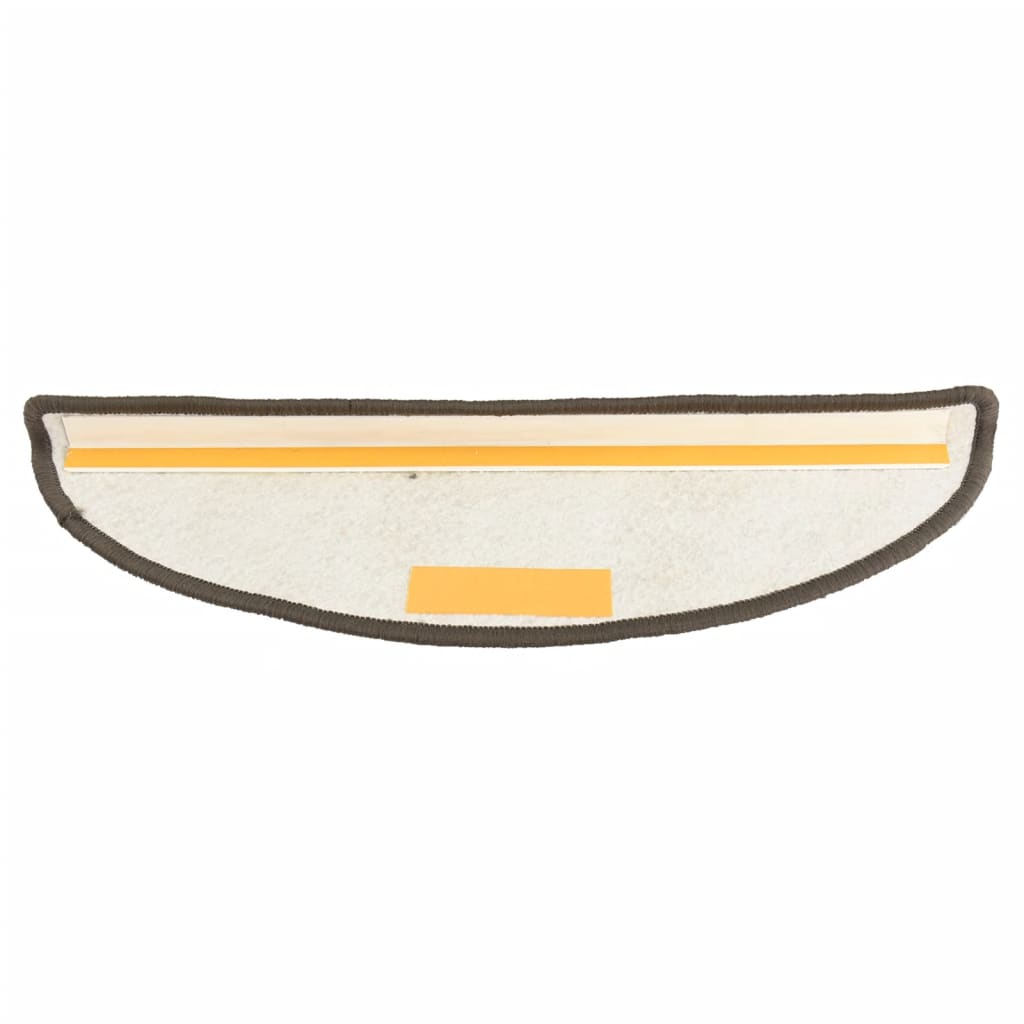 Tappetini per Scale 15 pz Antracite 65x21x4 cm 149911