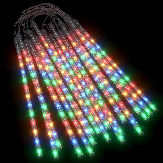 Luci Meteoriche 20pz 30cm Colorate 480 LED Interni Esterni 328557