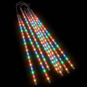 Luci Meteoriche 8 pz 50 cm Colorate 288 LED Interni Esterni 328558