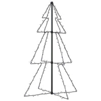 Albero di Natale a Cono-Luci decorative natalizie 160 LED per Interni Esterni 78x120 cm 819930