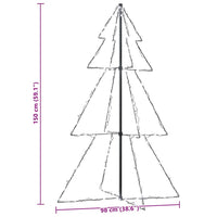 Albero di Natale a Cono 200 LED per Interni Esterni 98x150 cm 328574