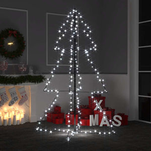 Albero di Natale a Cono 200 LED per Interni Esterni 98x150 cm 328574