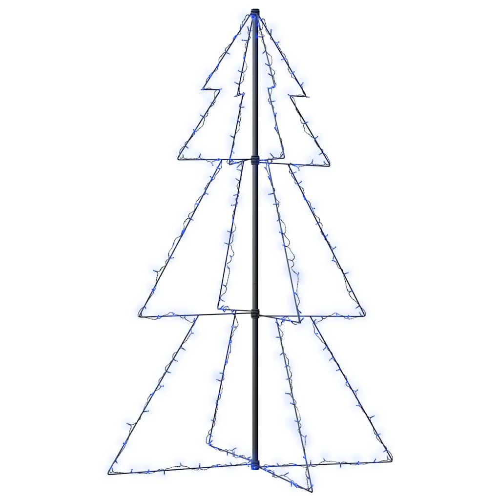 Albero di Natale a Cono 200 LED per Interni Esterni 98x150 cm 328577